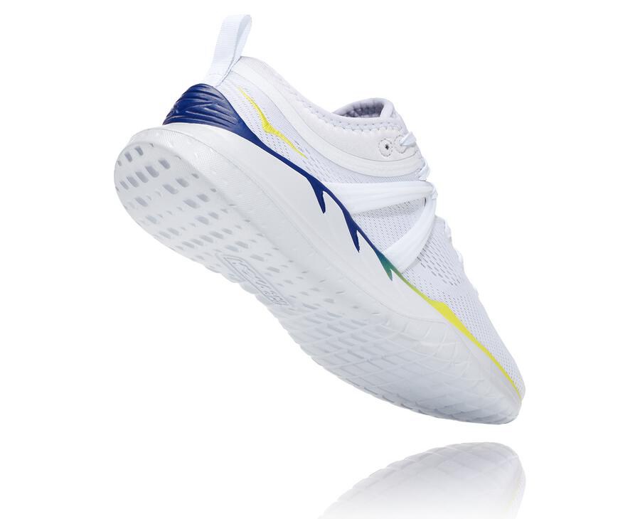 Running Shoes Womens - Hoka One One Tivra - White - ECTVHDB-92